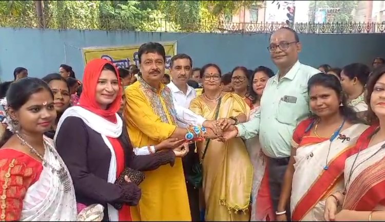 अराजनीतिक महिला संगठन का नगर निगम में राखी उत्सव