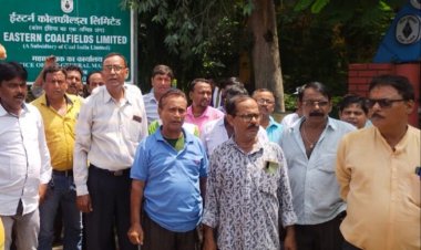 ईसीएल के सतग्राम एरिया कार्यालय पर ट्रक चालक-मालिकों ने किया घेराव