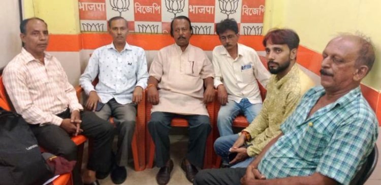 भाजपा ओबीसी मोर्चा का संवाददाता सम्मेलन