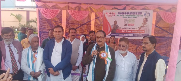 दयानंद विद्यालय में रक्तदान तथा स्वास्थ्य जांच शिविर का किया गया आयोज।