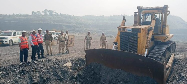 डोजरिंग से कोयला चोरों में हड़कंप
