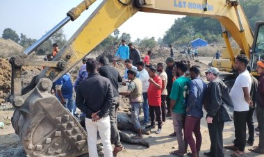 मिट्टी खुदायी के दौरान हादसा, 4 मजदूर दबे मिट्टी में, 3 की मौत