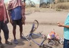 तिराट में बालू लदे डंपर की चपेट में आकर साइकिल सवार की मौत आक्रोश लोगों ने सड़क जाम कर किया प्रदर्शन