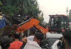 अवैध अतिक्रमण पर चला बुलडोजर