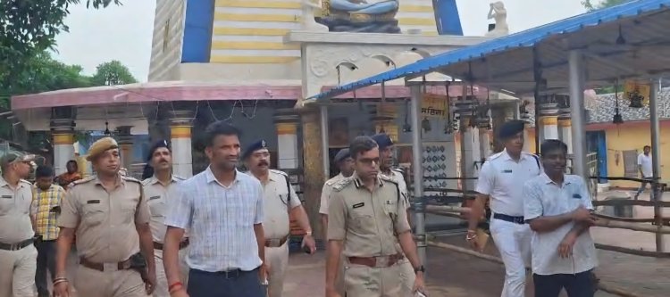 सहायता शिविर का निरीक्षण